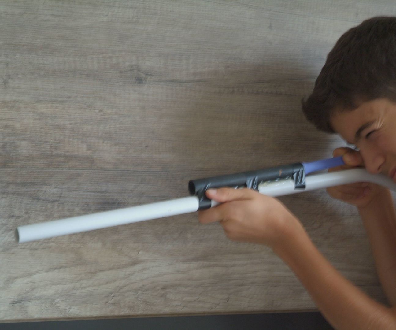 Strong Easy Gun Made of Pipes