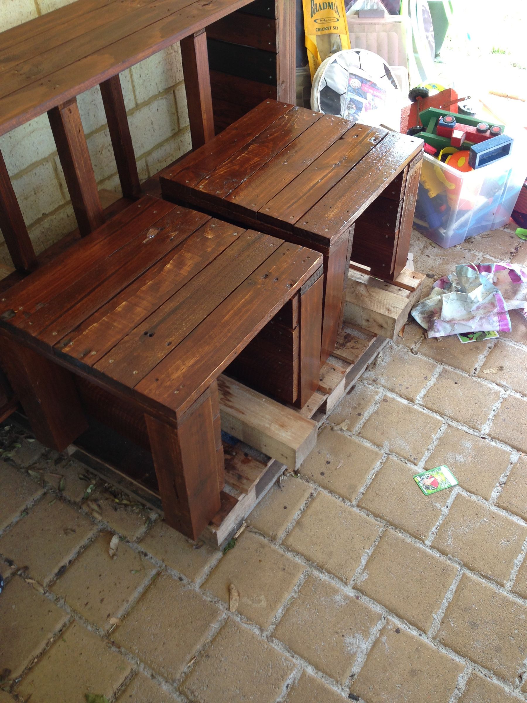 Pallet Side Tables