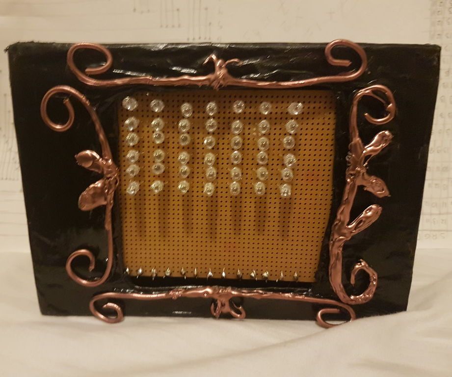 42 RGB LED Pixel Art Painting