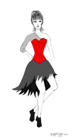 how to draw a corset dress Art Drawing Tutorial: Sketch Your Own Corset