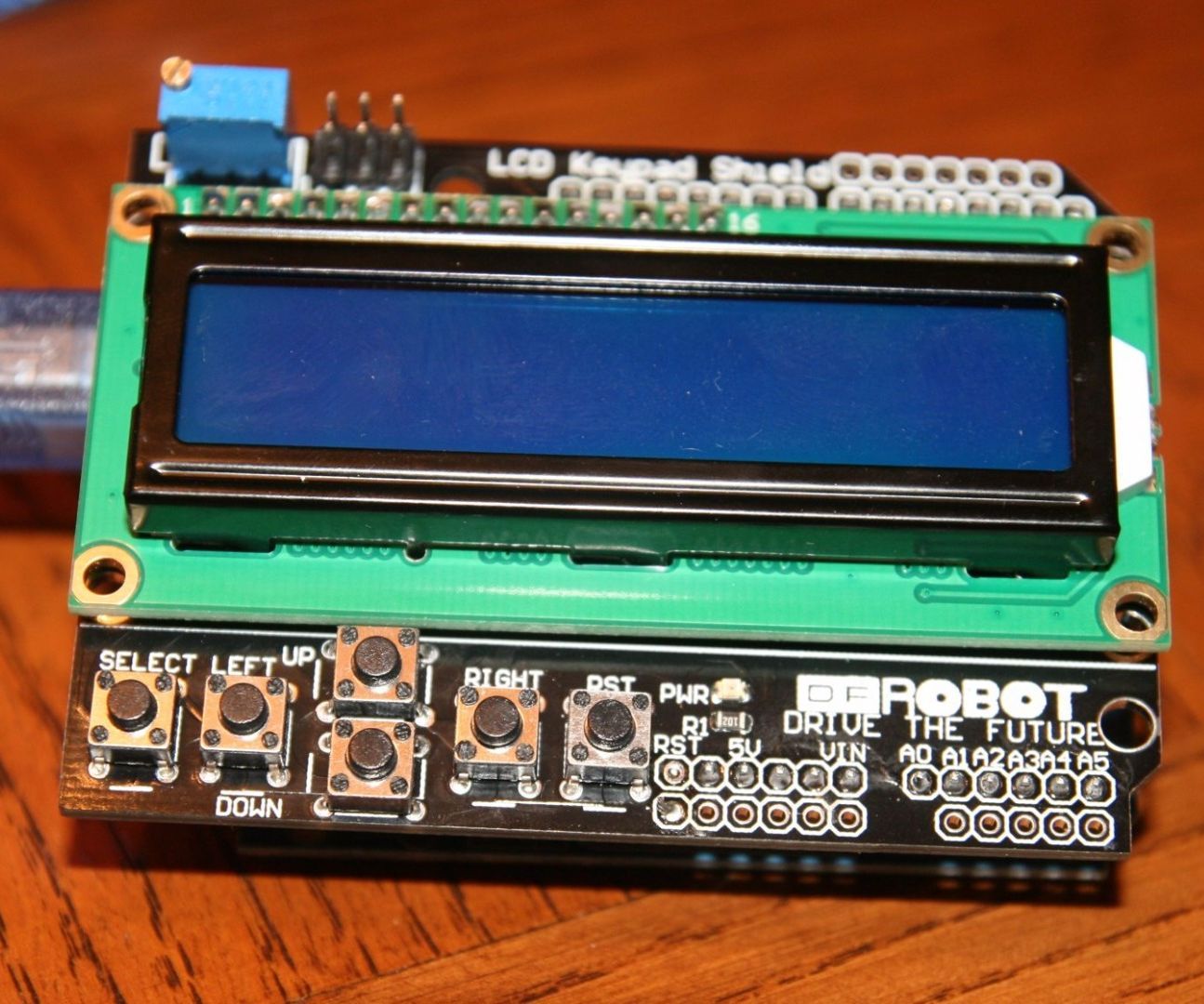 LCD Keypad Shield Reset Button Mod