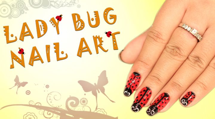 How to Do Lady Bug Nail Art