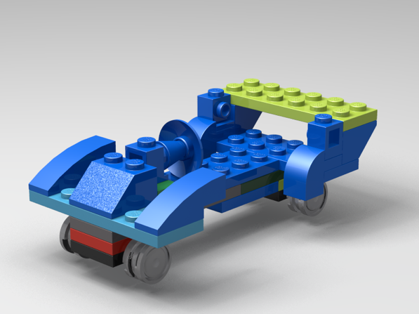 Lego Drag Race Car 7 Steps Instructables