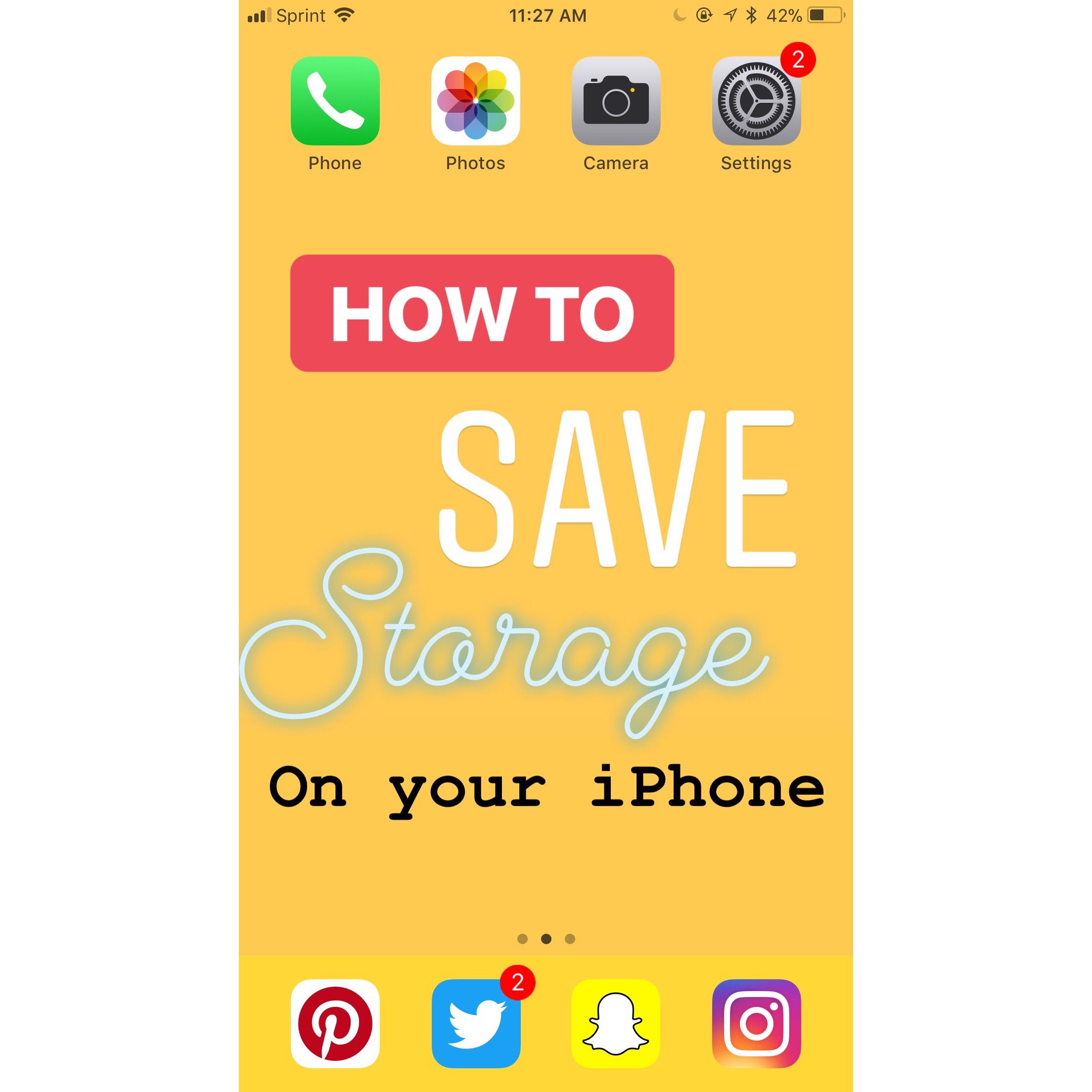 How to Save Storage on Your IPhone 13 Steps Instructables