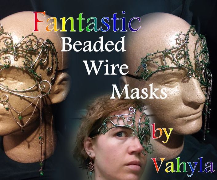 Fantastic Beaded Wire Masks