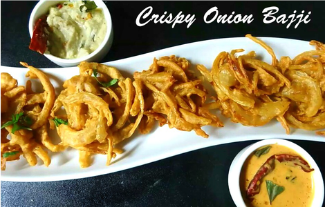 Crispy Onion Bajji - Who's Hungry