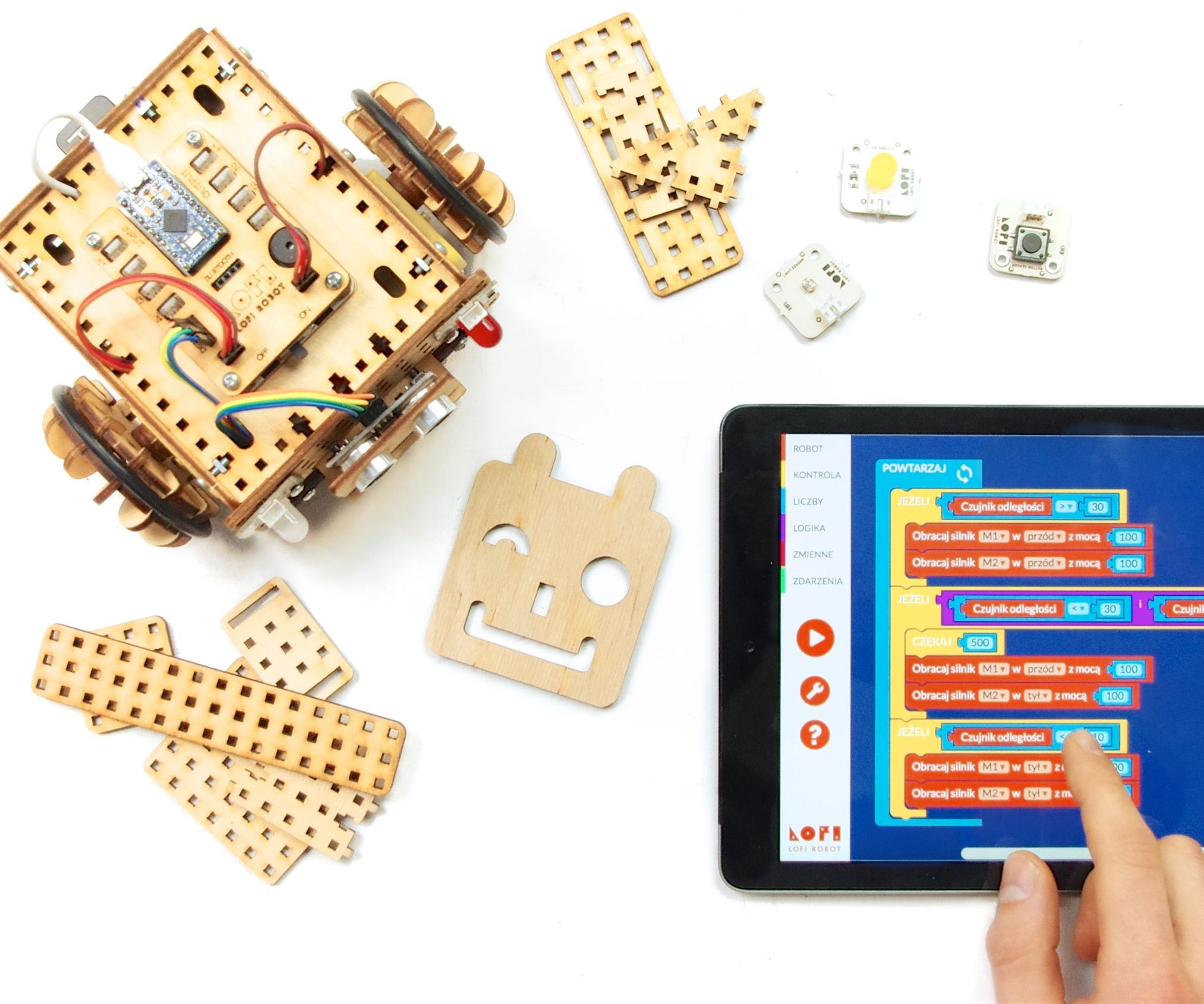 LOFI Blocks - Control Arduino Robot With Mobile App