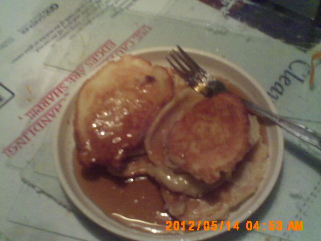 Quickie Yeast Pancakes.