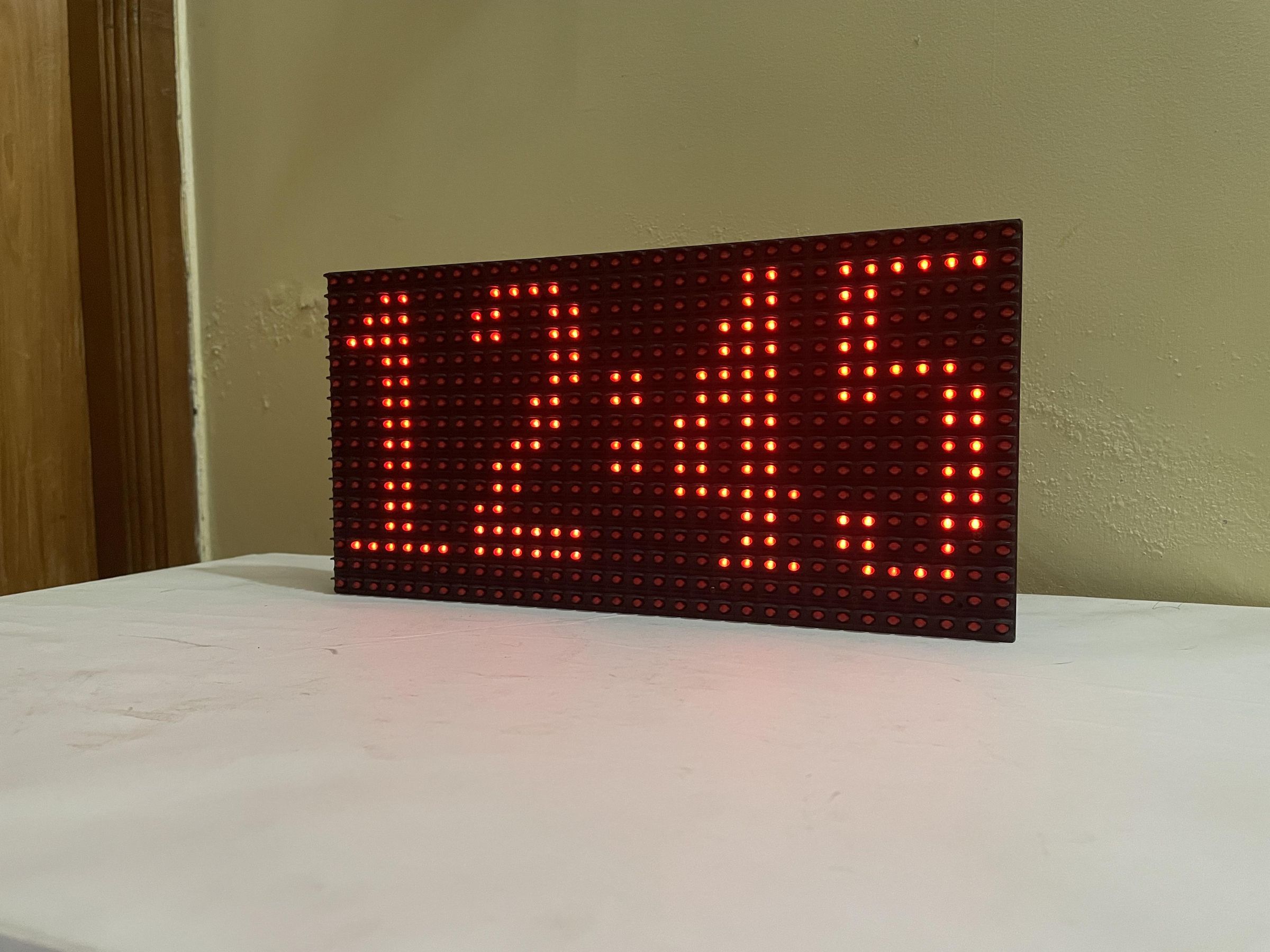 Supper Accurate Digital Clock Using GPS & P10 Display