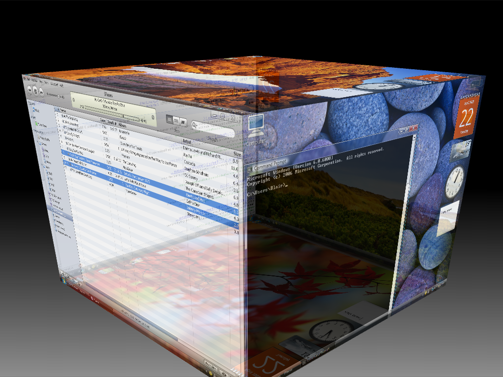 Desktop Cube (Windows only)