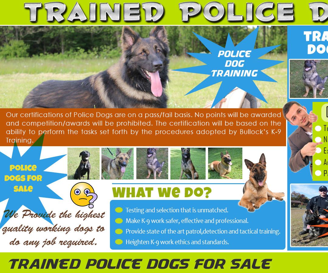 Trained Police Dogs