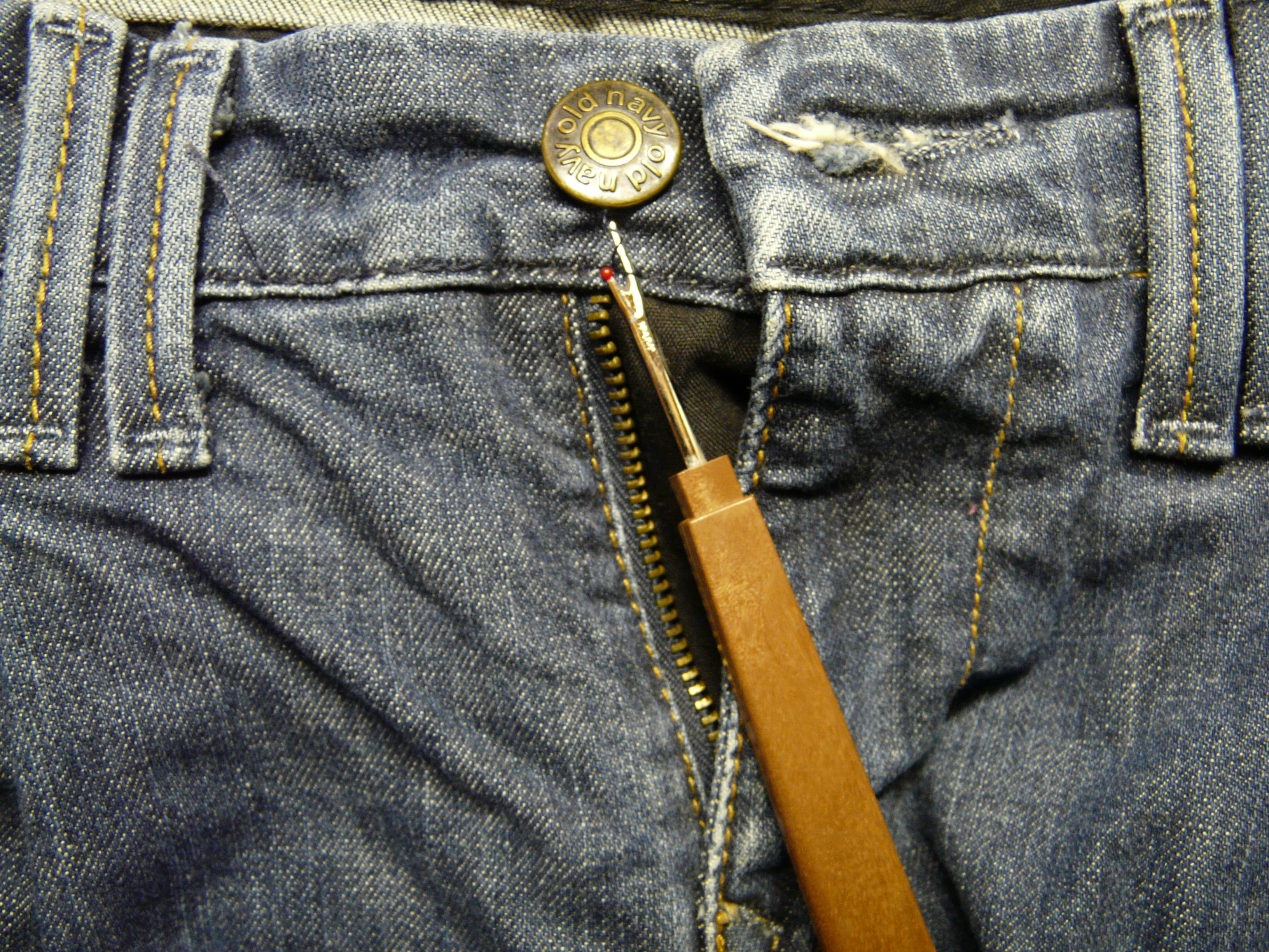 How to Repair a Jeans Zipper That Won't Stay Up 4 Steps (with