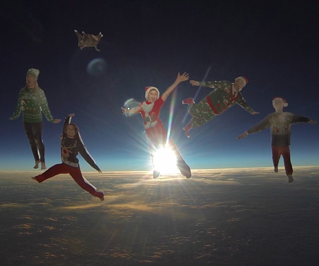 Make the Most EPIC Christmas Card Ever!! ( Also How To Launch And Recover A High Altitude Balloon)