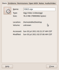 Step 2: Moving From Mpeg to Ogg Theora.