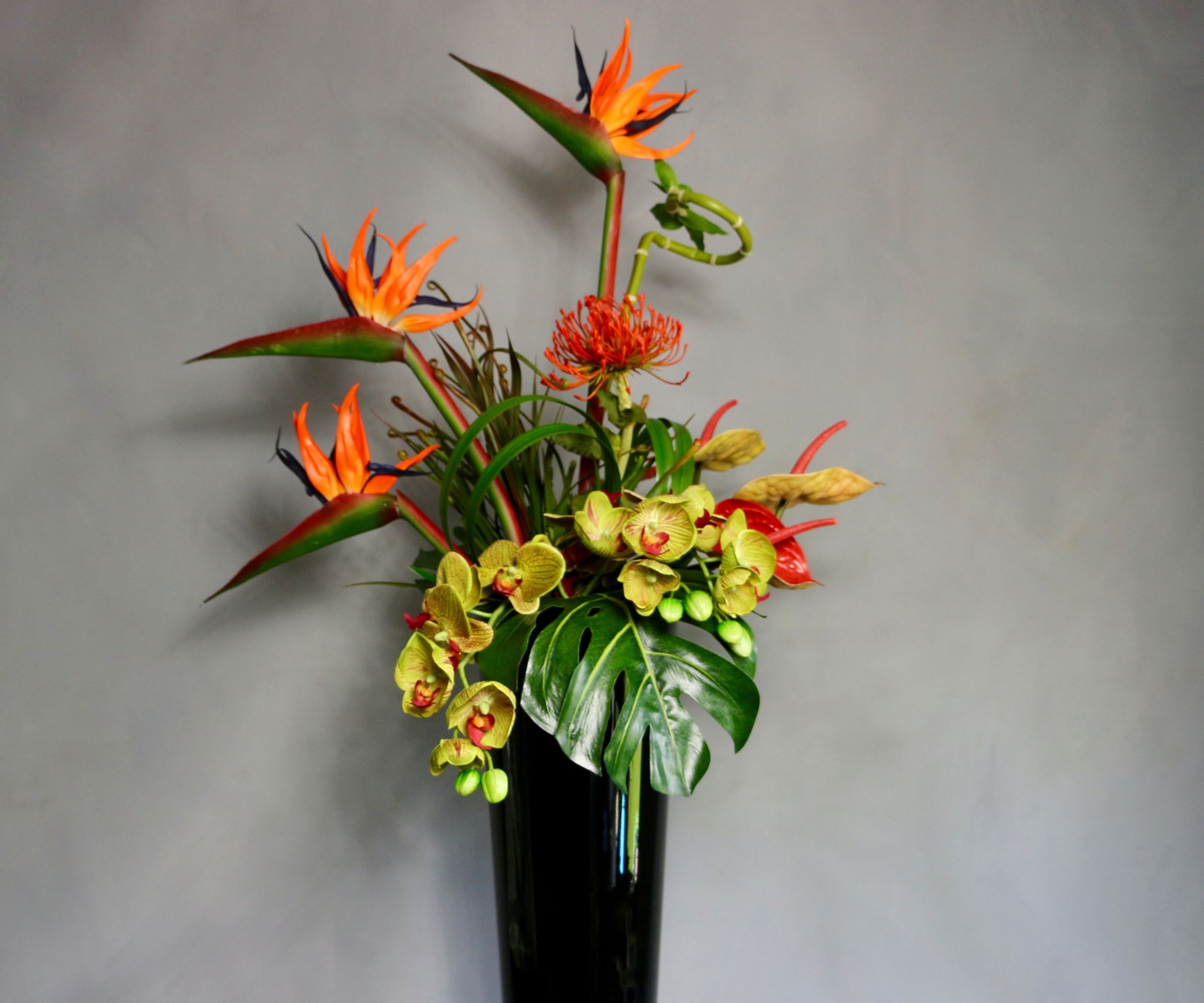 How to Make a Luxury Tropical Display From Artificial Flowers