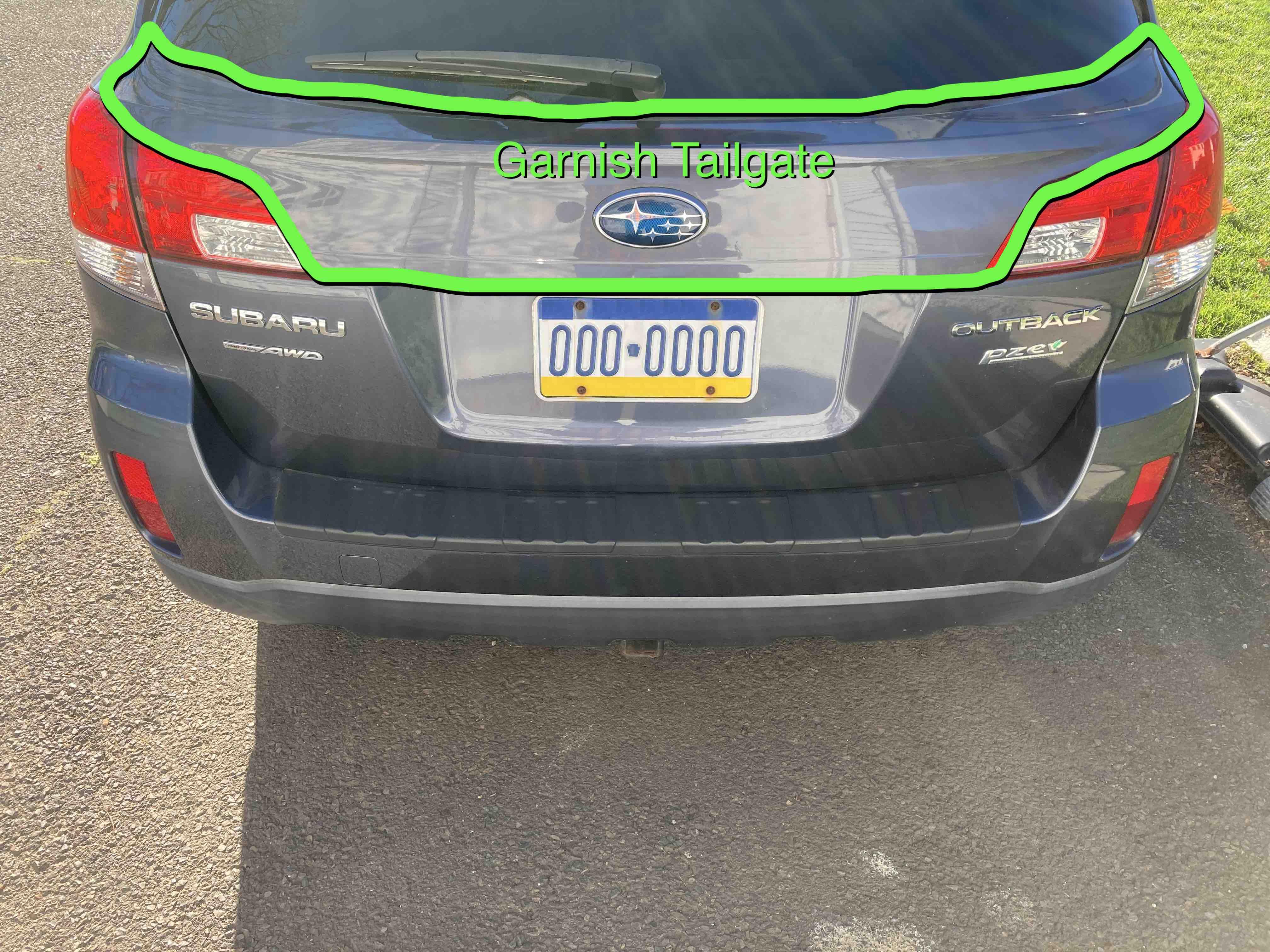 20102014 Subaru Outback Backup Camera Replacement 13 Steps (with