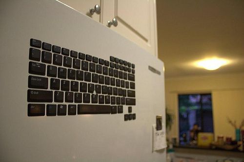 Easy Peasy Keyboard Fridge Magnet