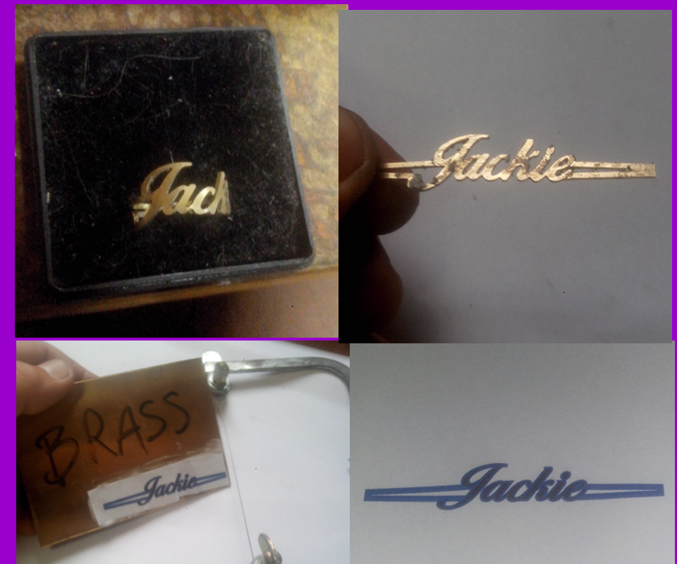 Handwriting Name Ring, Anel Manuscrito