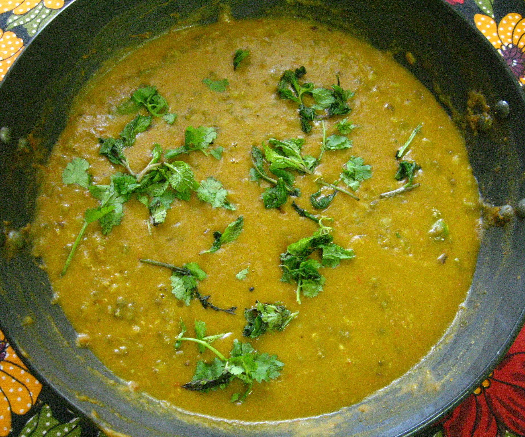 Whole Green-gram Stew