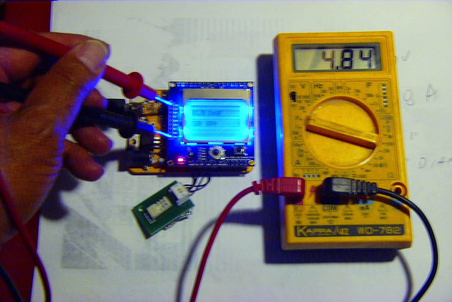 Connecting the Nokia3310LCD With Joystick Shield