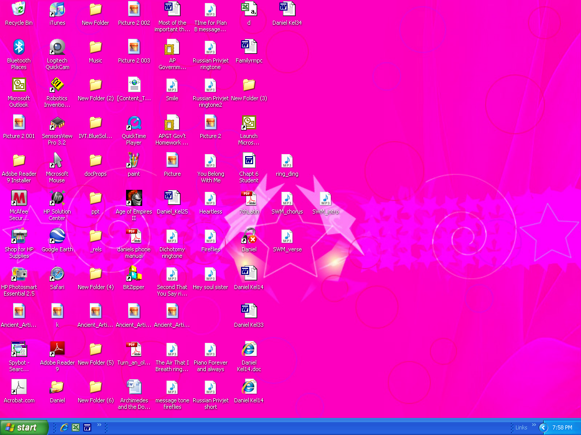 Un-clickable Desktop Icons Trick