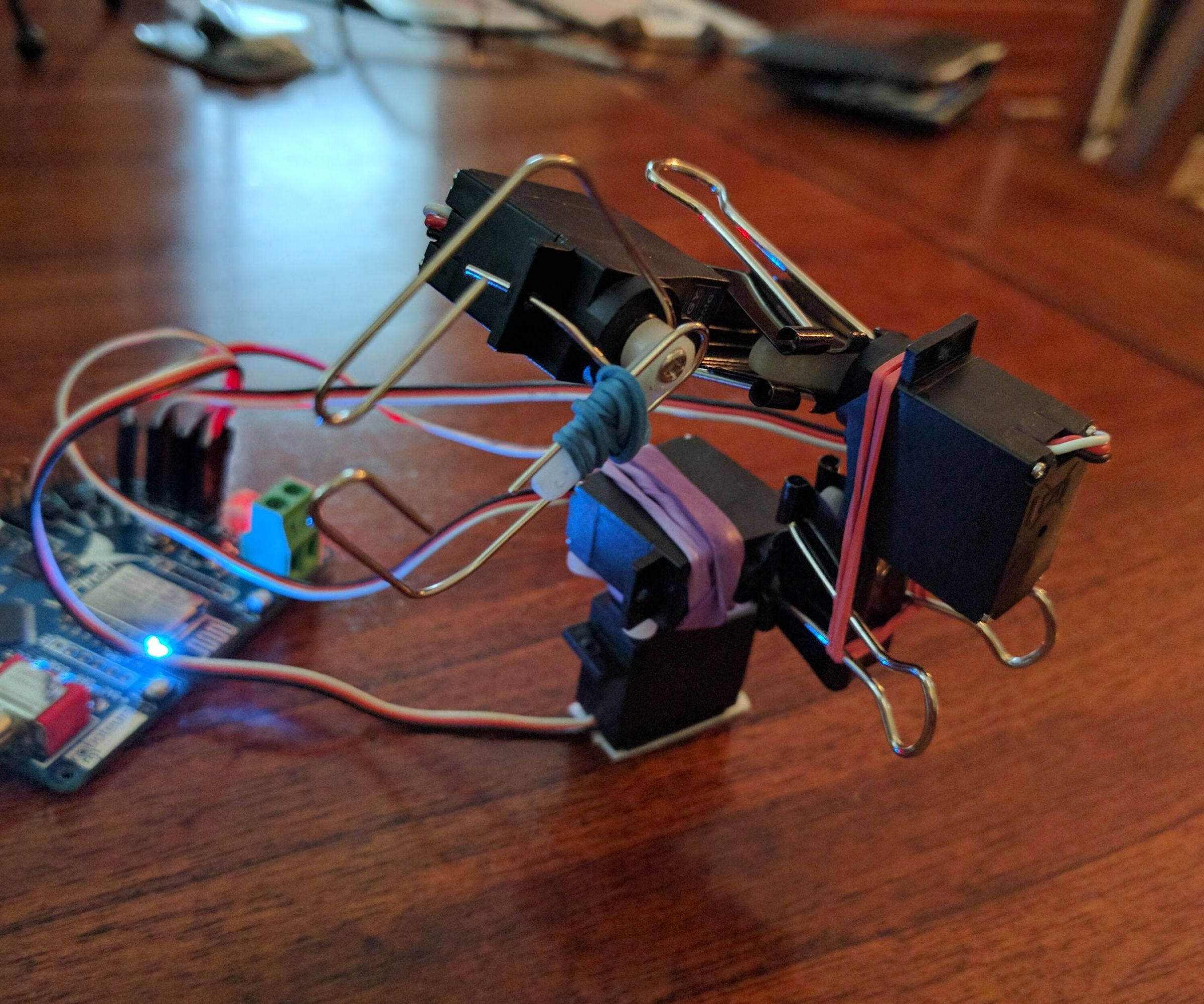 Binder Clip Robot Arm