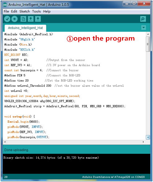 第7步:下载程序