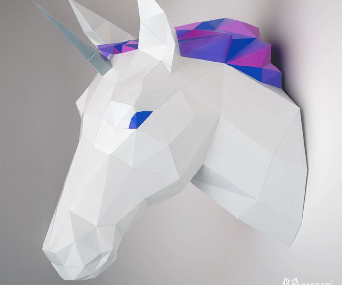 Unicorn Papercraft DIY Project