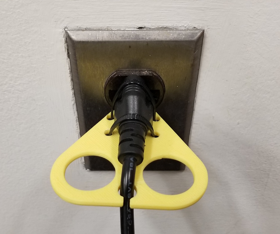 PLA Power Cord Pulling Aid