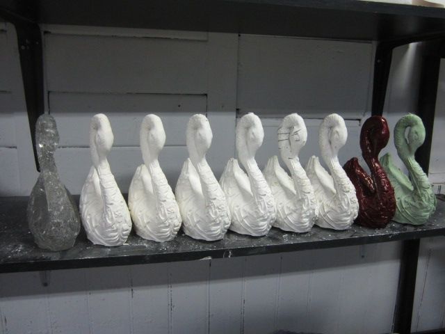 Swan With Tribal Wings and Big Eyes