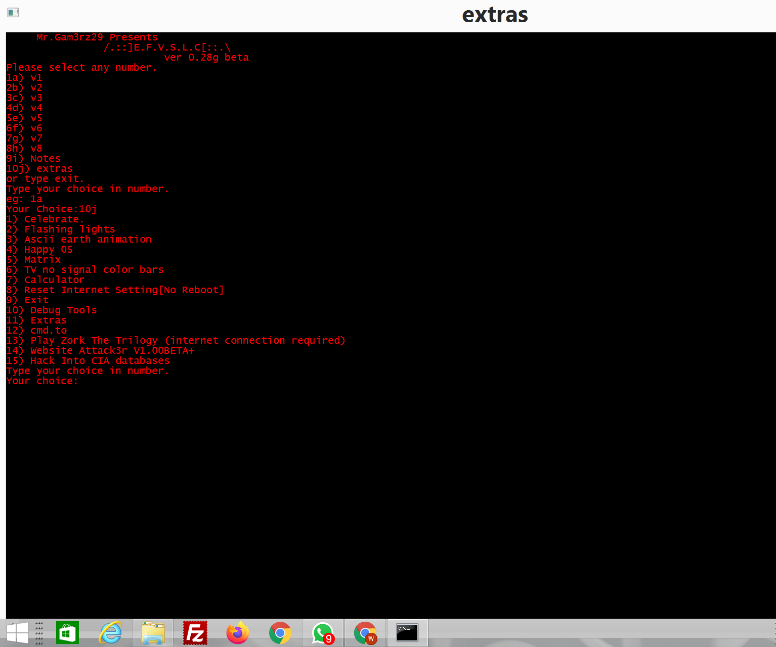 E.F.V.S.L.C: the Ultimate Simulator