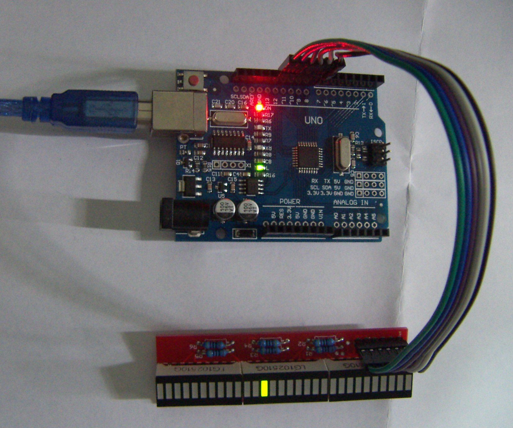 Charlieplex 30 Led Bargraph