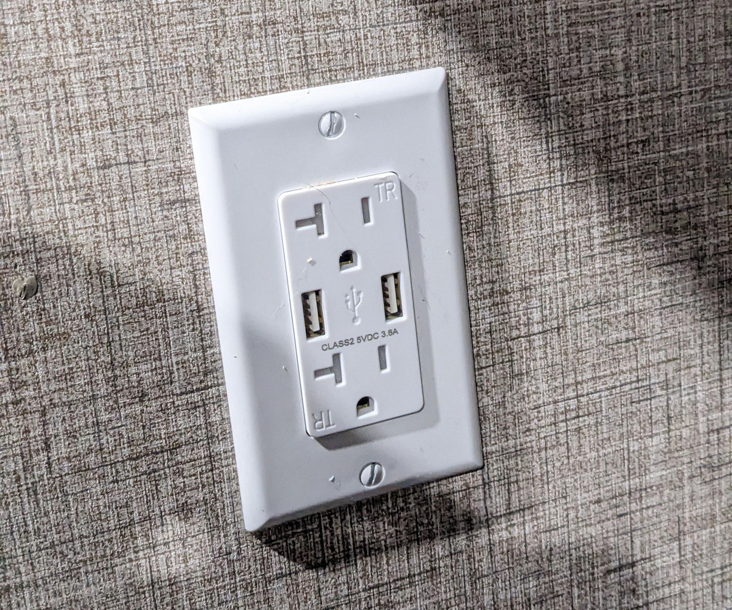 AC/USB Plug Change Out for RV