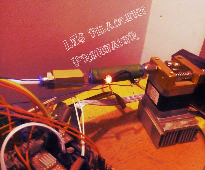1.5$ Filament Dryer/PreHeater - for 3D Printers