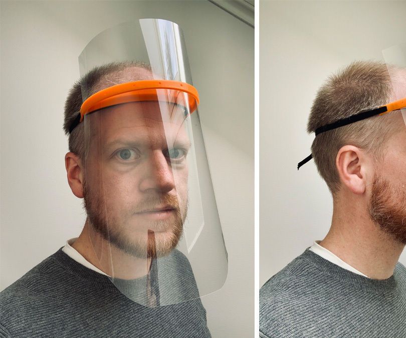 Lightweight 3D Printed Protective Face Shield for COVID-19 Healthcare Providers