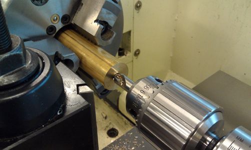 Boring the Center Hole