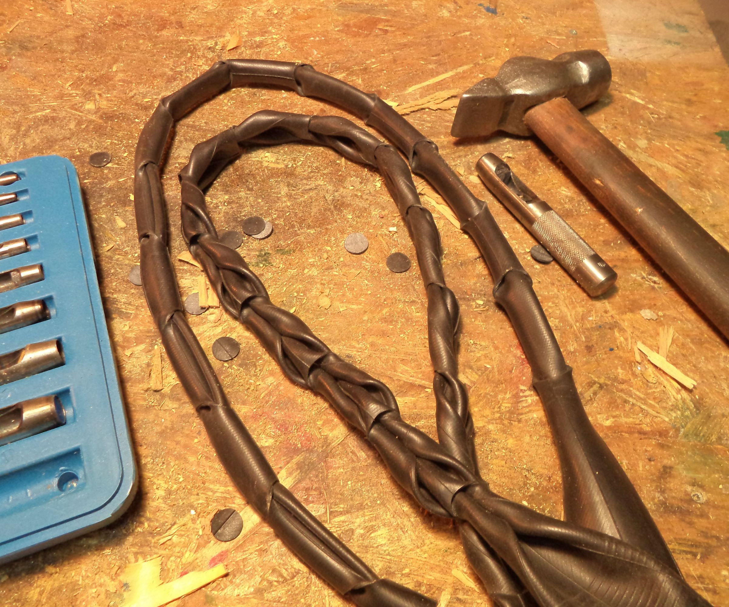 Decorative Straps From Inner Tubes