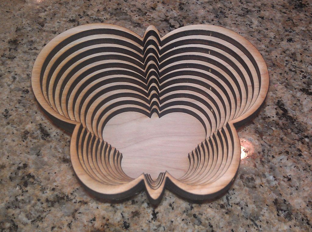 Stacked Laser Cut Bowls