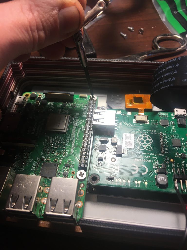 Mount Raspberry Pi to Display Frame