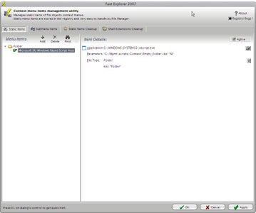 Add Item to the Folder Context Menu