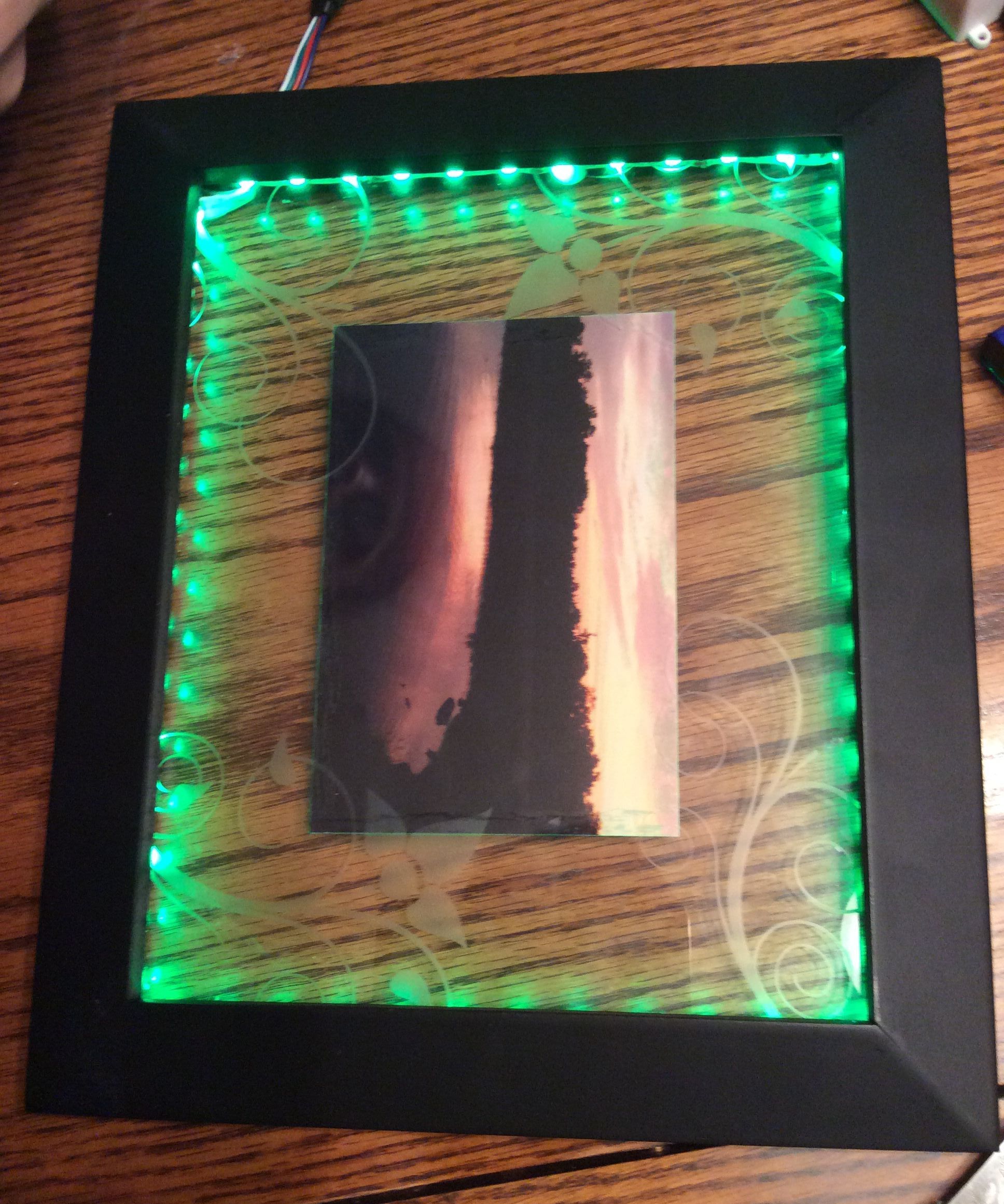 RGB LED Picture Frame (Music Controlled)