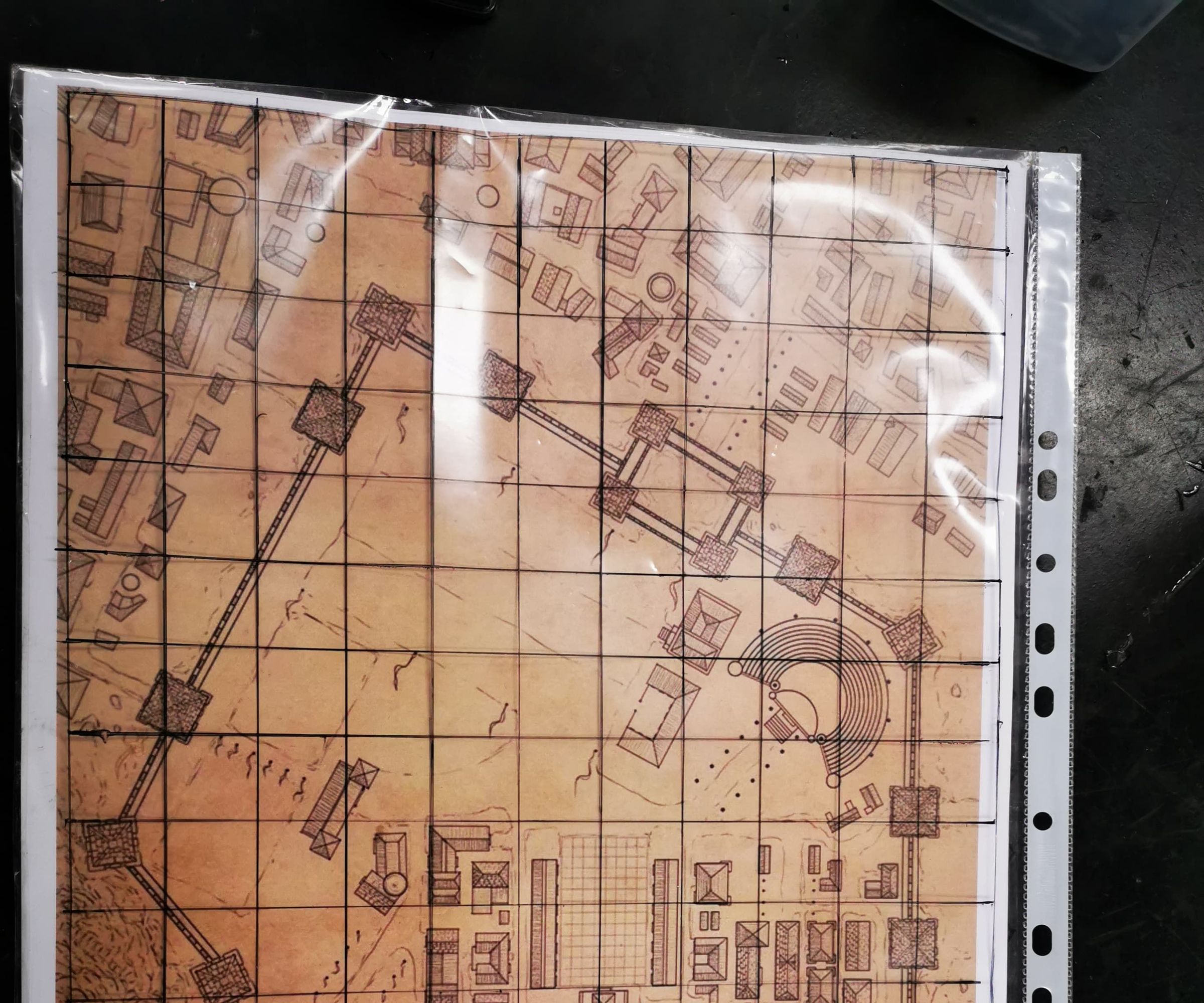 Portable Sleeves for Terrain or Battlemaps.