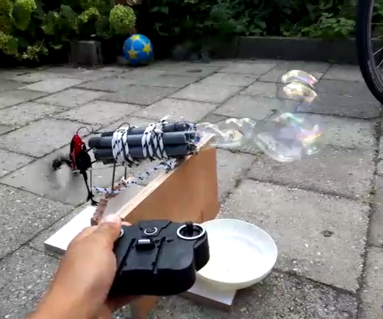 How to Make a Bubble Blower Machine