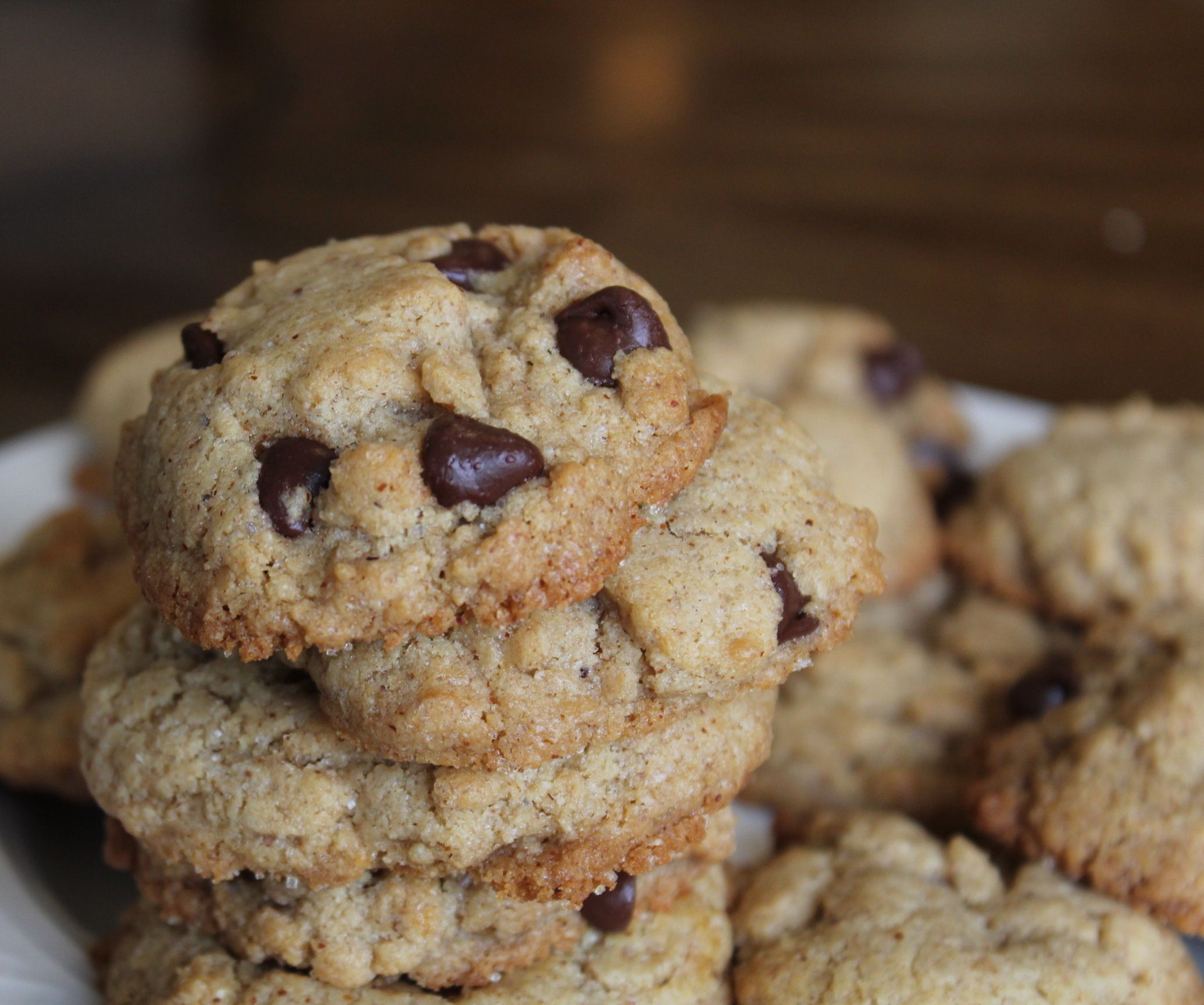 Almond Butter Chocolate Chip Cookies