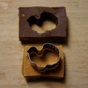 Punch Out the Pumpkin Butterscotch Shapes