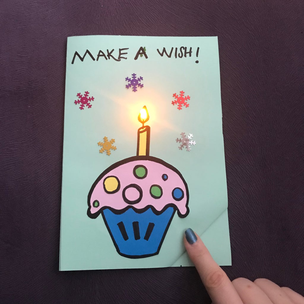 LET'S MAKE a PAPER CIRCUIT BIRTHDAY CARD