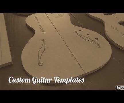 Custom Made Guitar Router Templates