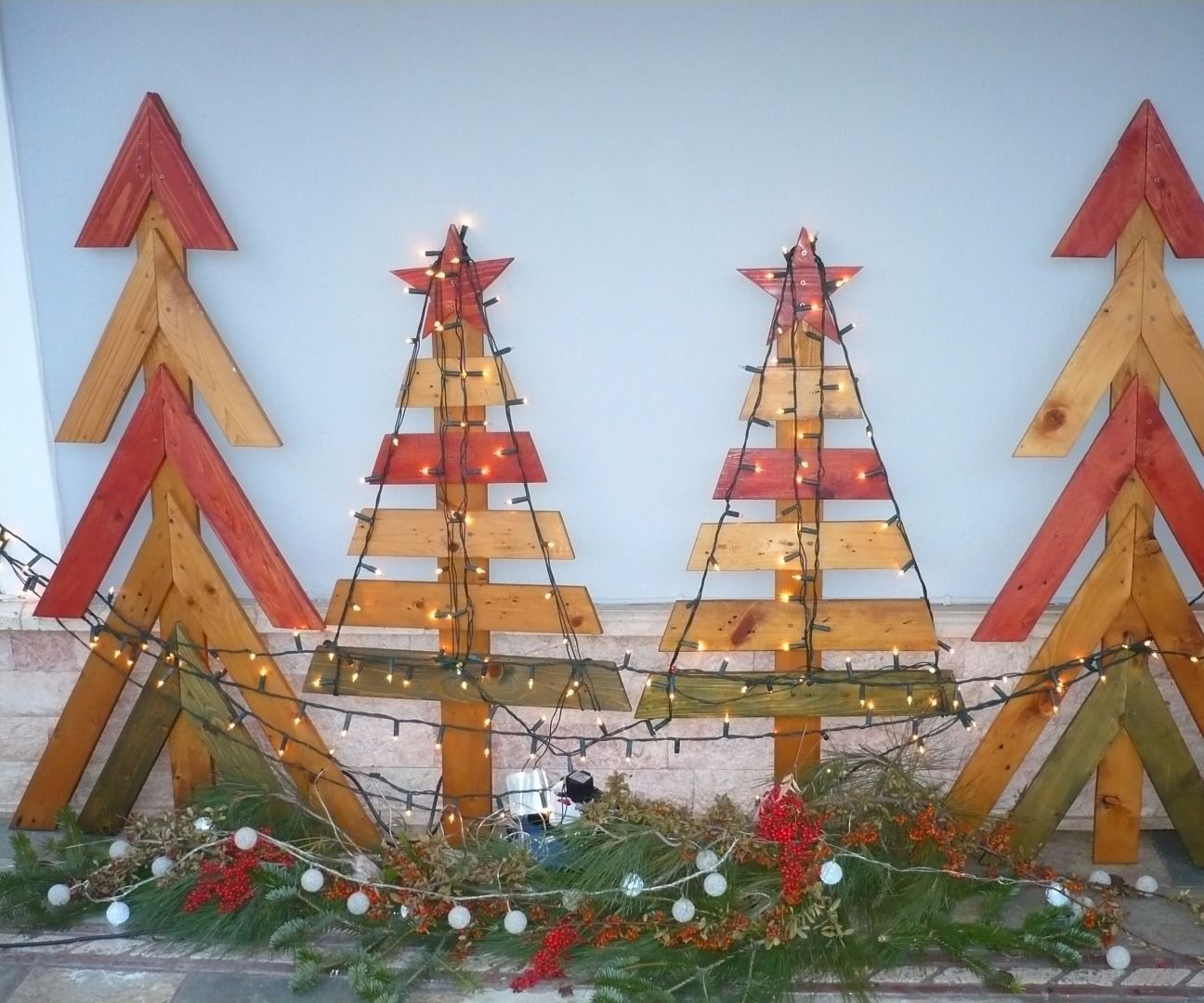 Wooden Christmas Trees