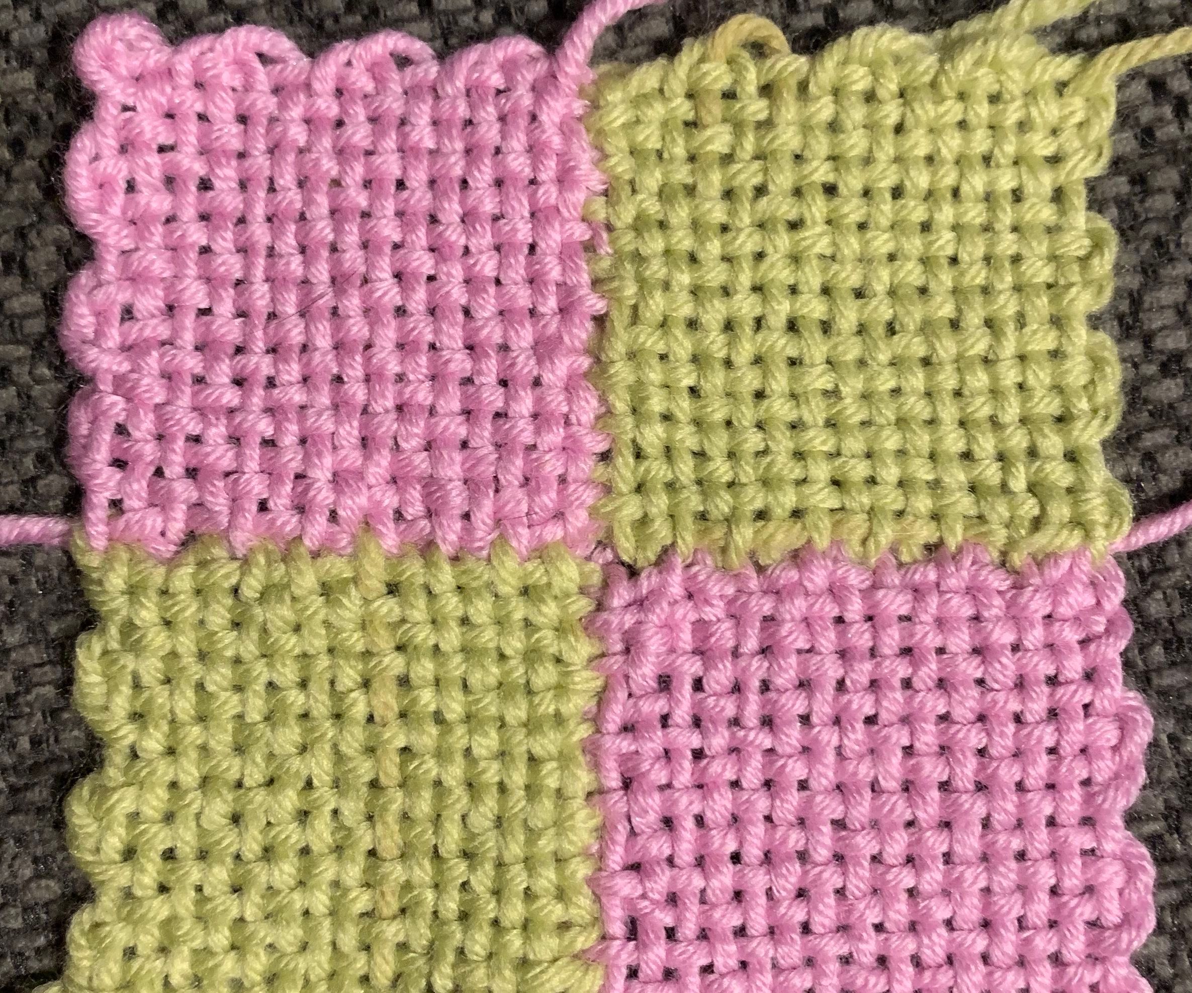 Invisible Join for Pin Loom Squares As You Weave