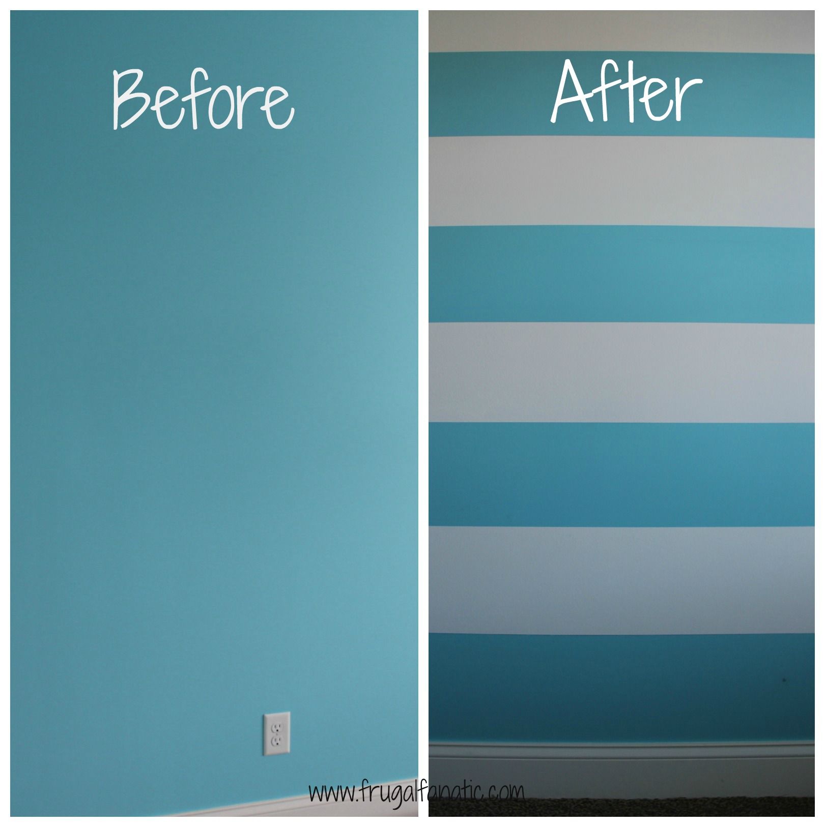 DIY Painting a Striped Wall Instructables